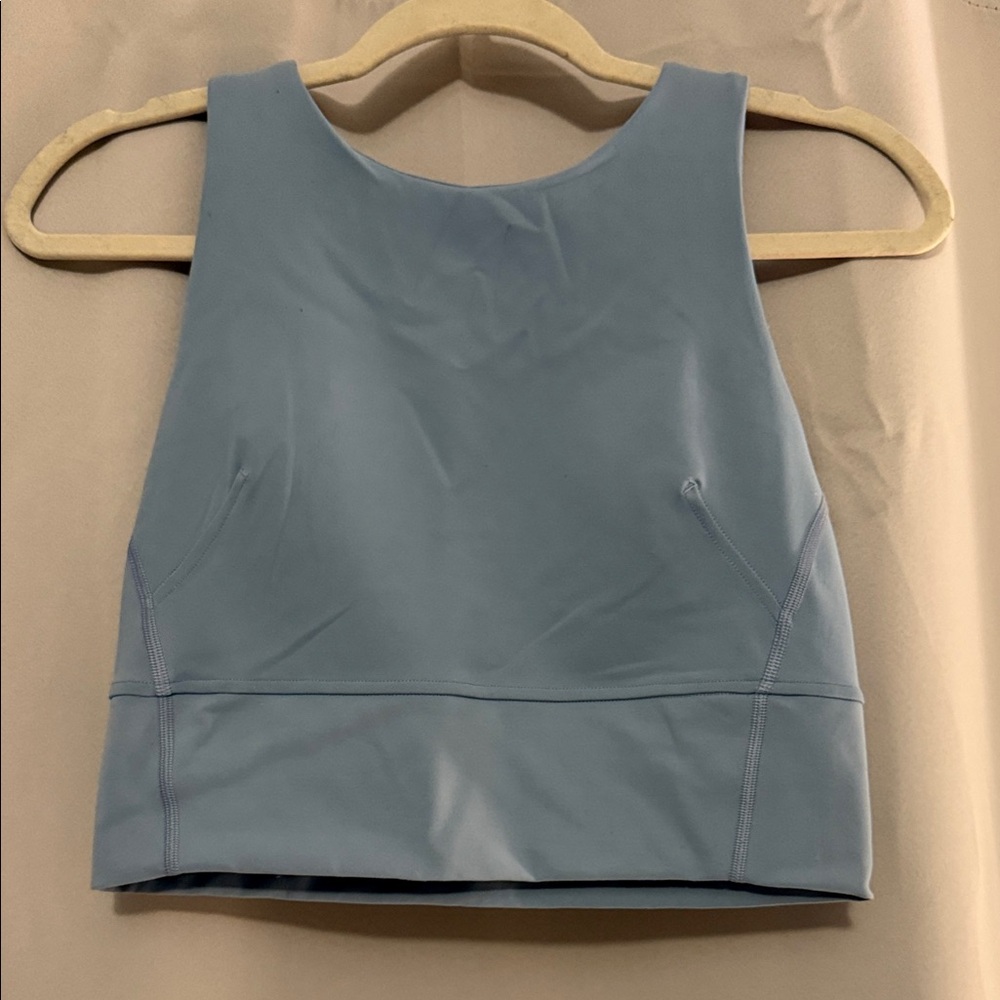 lululemon athletica Blue Crop Top